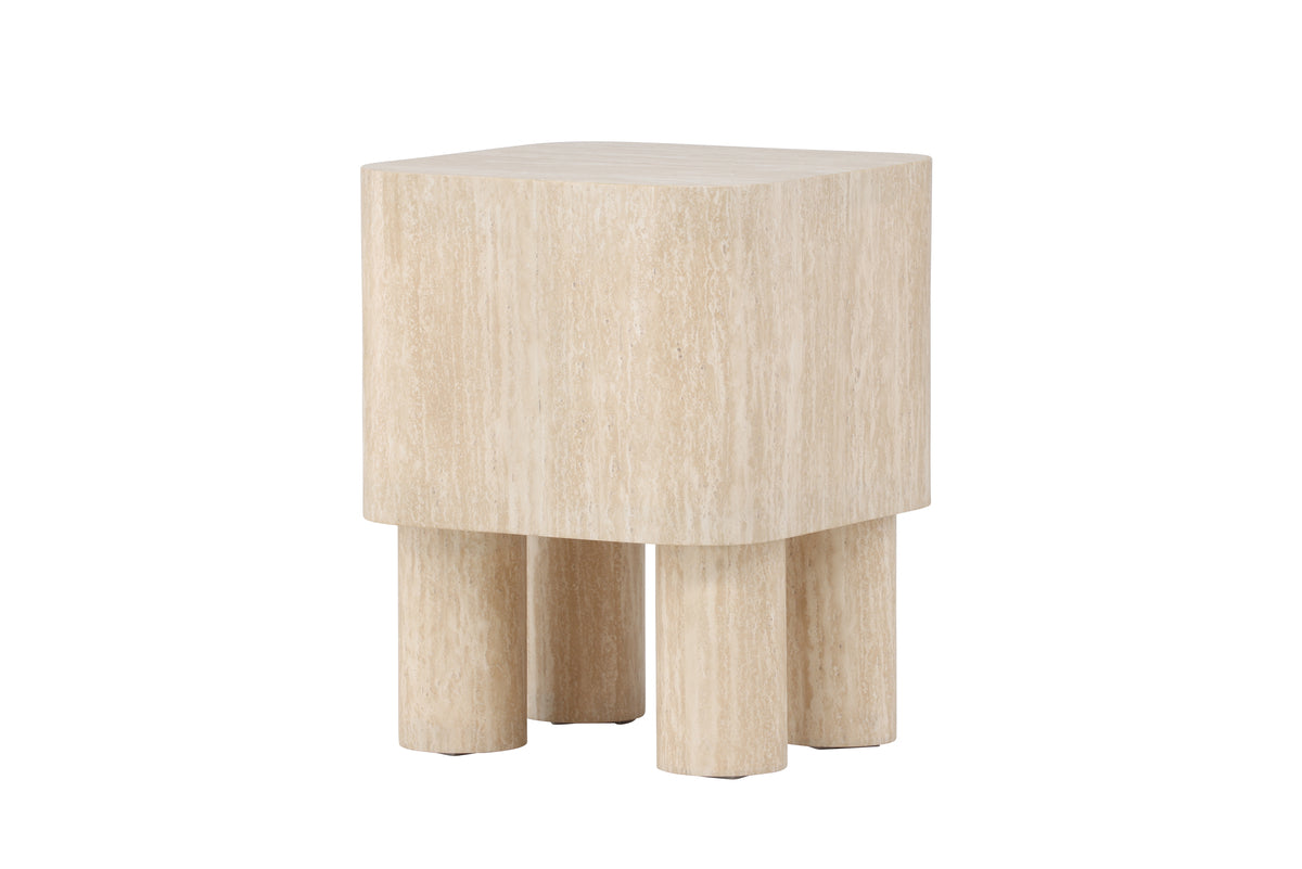 Venture Design Klirou Sidobord 40 x 40 Beige