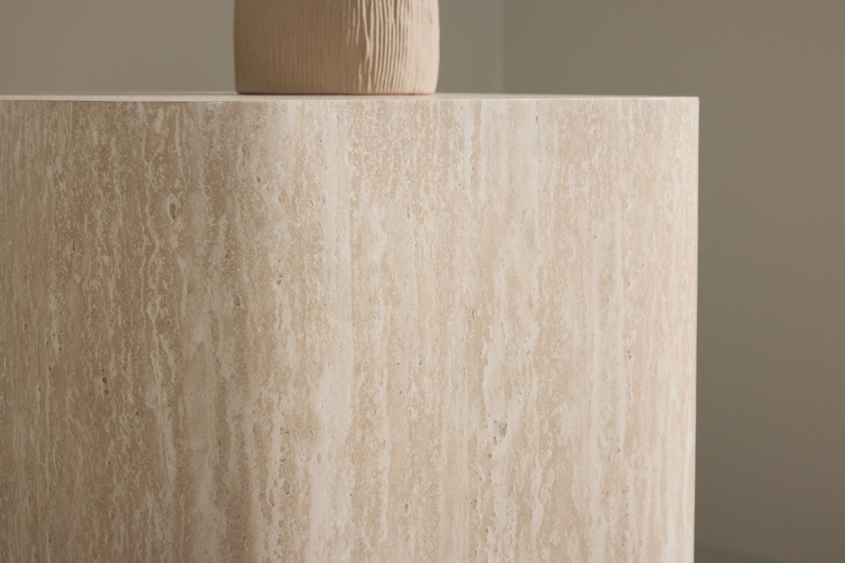 Venture Design Klirou Sidobord 40 x 40 Beige