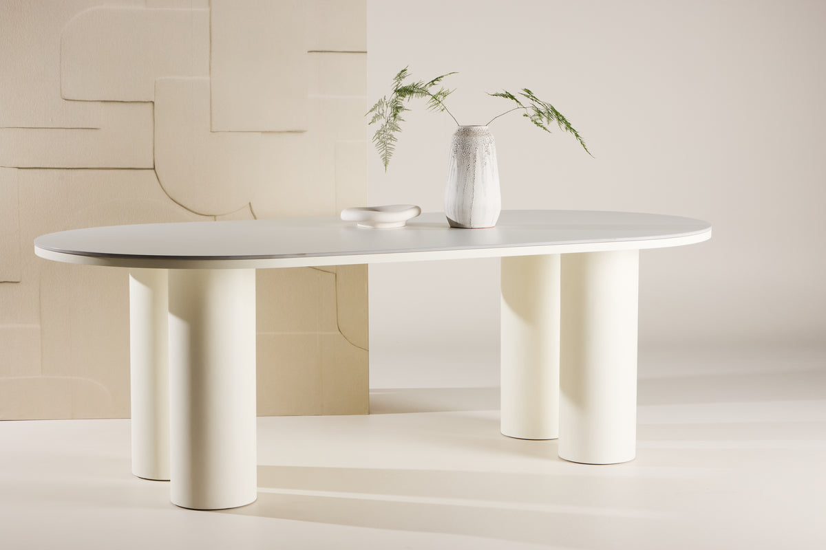 Venture Design Havstenssund Rektangulära Matbord 220 x 110 Vit