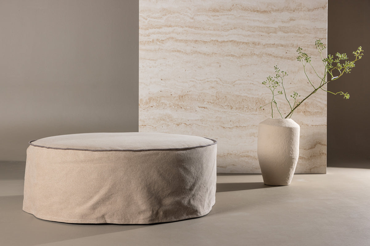 Venture Design Vindö Ottoman ⌀101 ⌀101 Brun