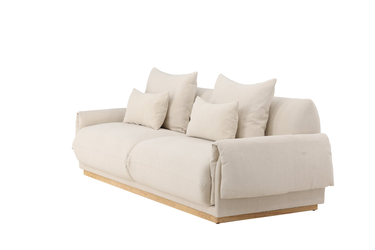 Venture Design Mollösund 3-sits soffor Beige