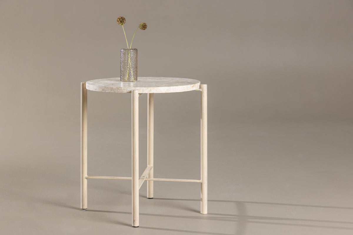 Venture Design Sandhamn Soffbord ⌀40 Beige