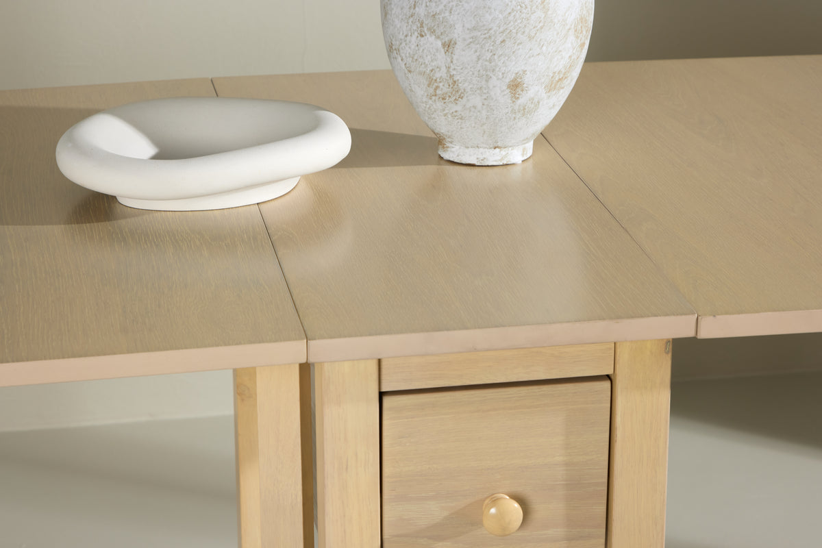 Venture Design Edward Rektangulära Matbord 30 x 80 Vitputsad