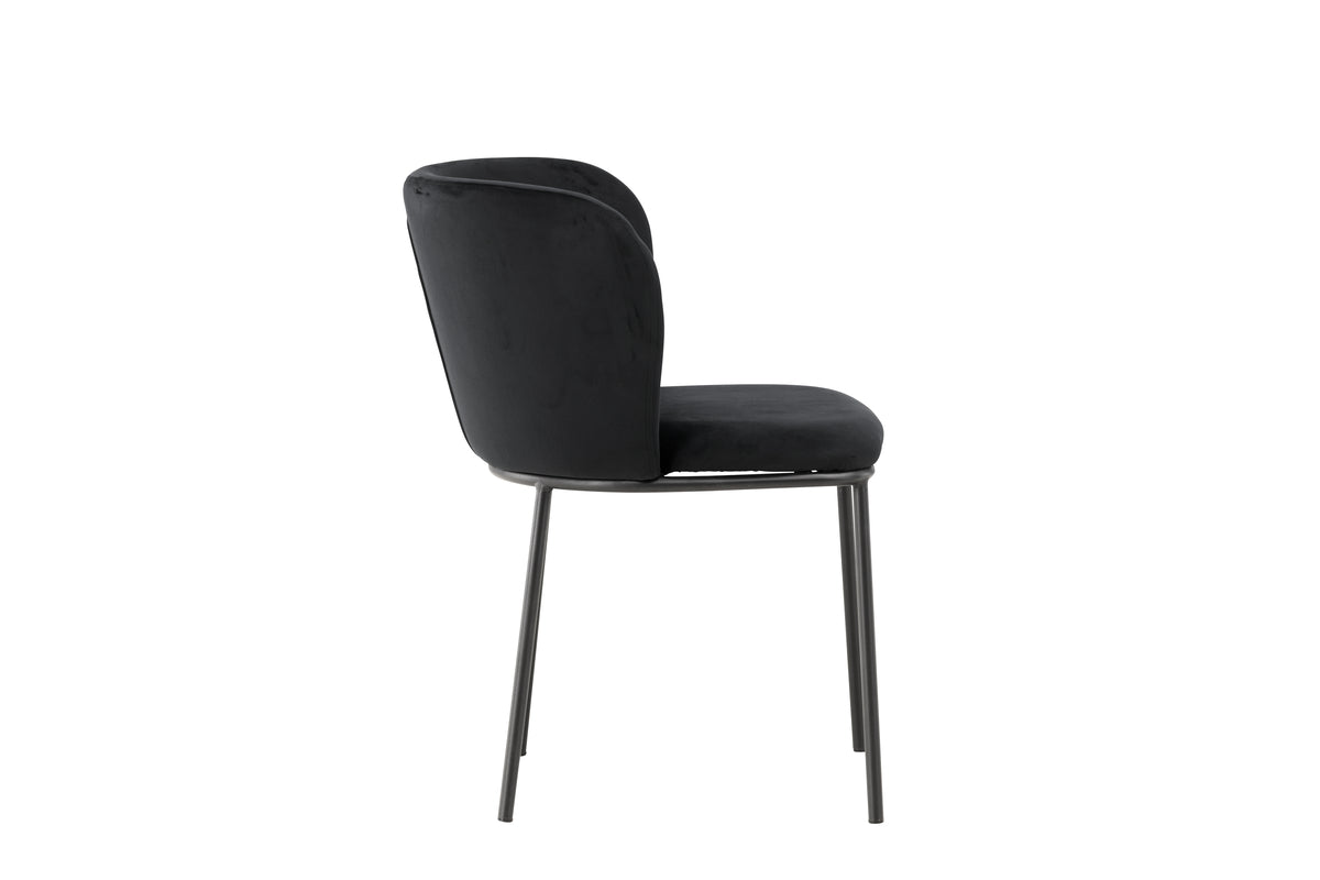 Venture Design Edina Matstolar 2-pack Svart