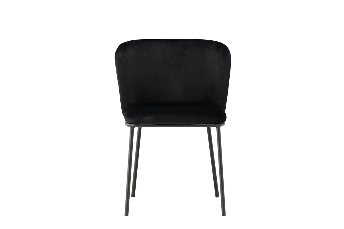 Venture Design Edina Matstolar 2-pack Svart