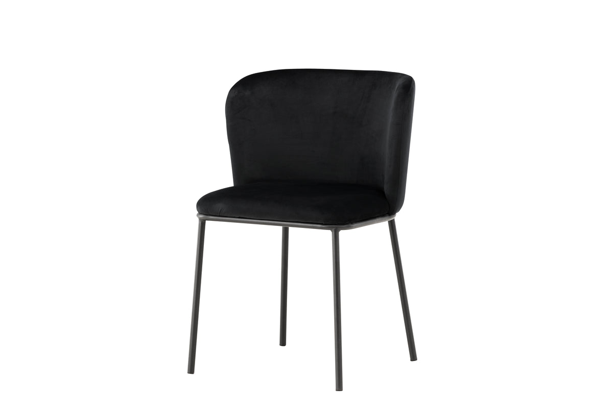 Venture Design Edina Matstolar 2-pack Svart