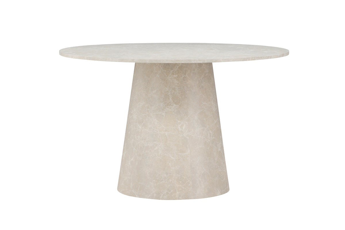 Venture Design Lanzo Runda Matbord ⌀120 Beige