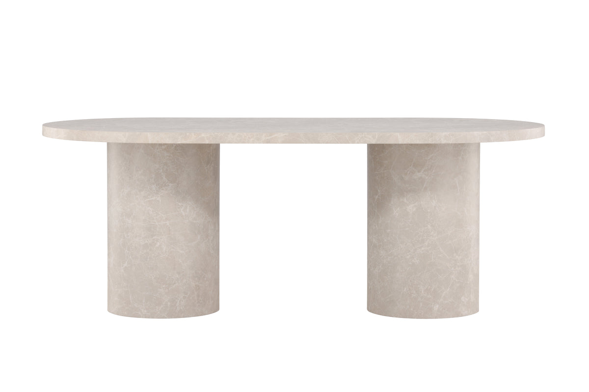 Venture Design Narvik Ovala Matbord 200 x 100 Beige