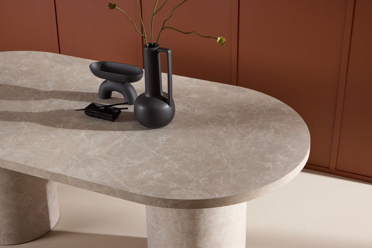 Venture Design Narvik Ovala Matbord 200 x 100 Beige