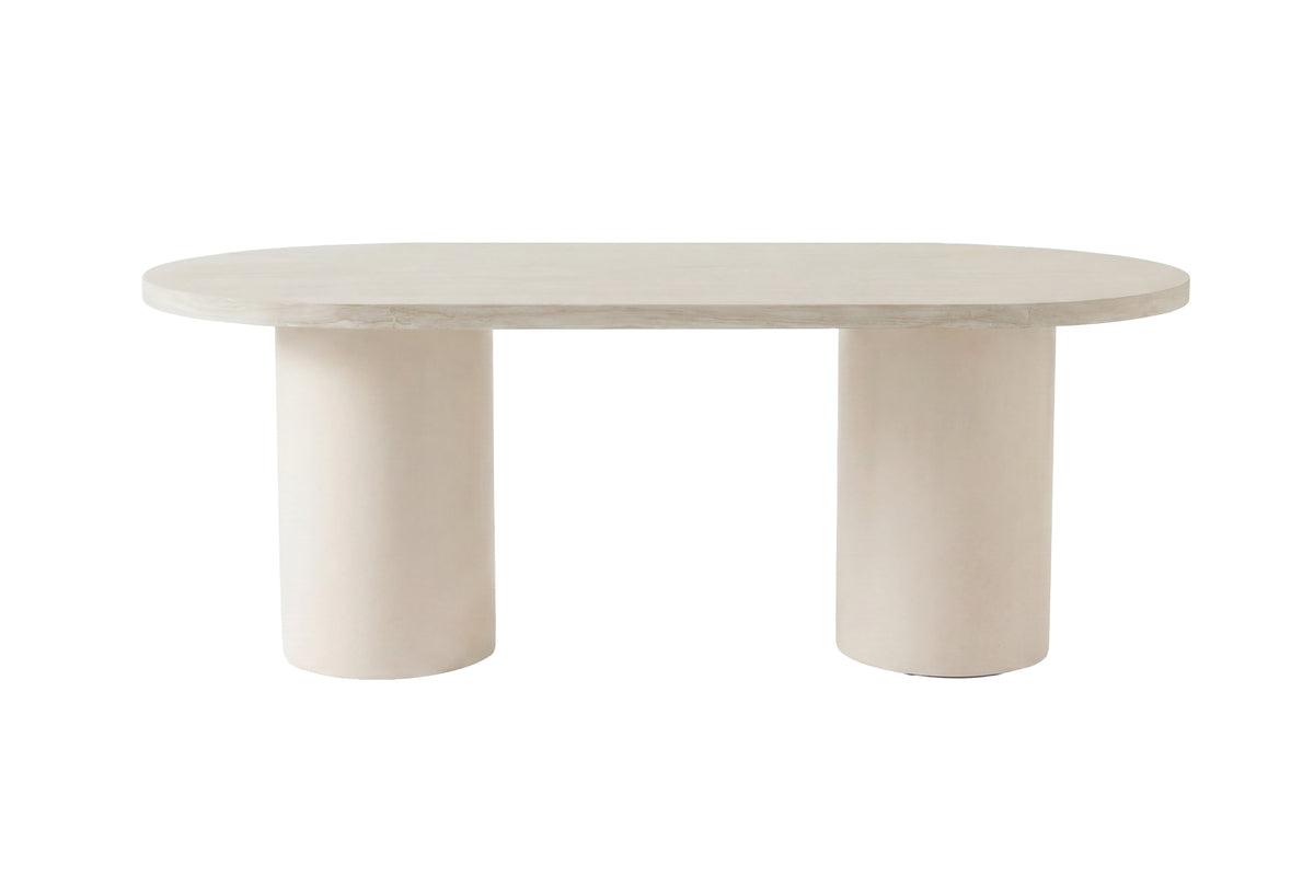 Venture Design Narvik Ovala Matbord 200 x 100 Beige