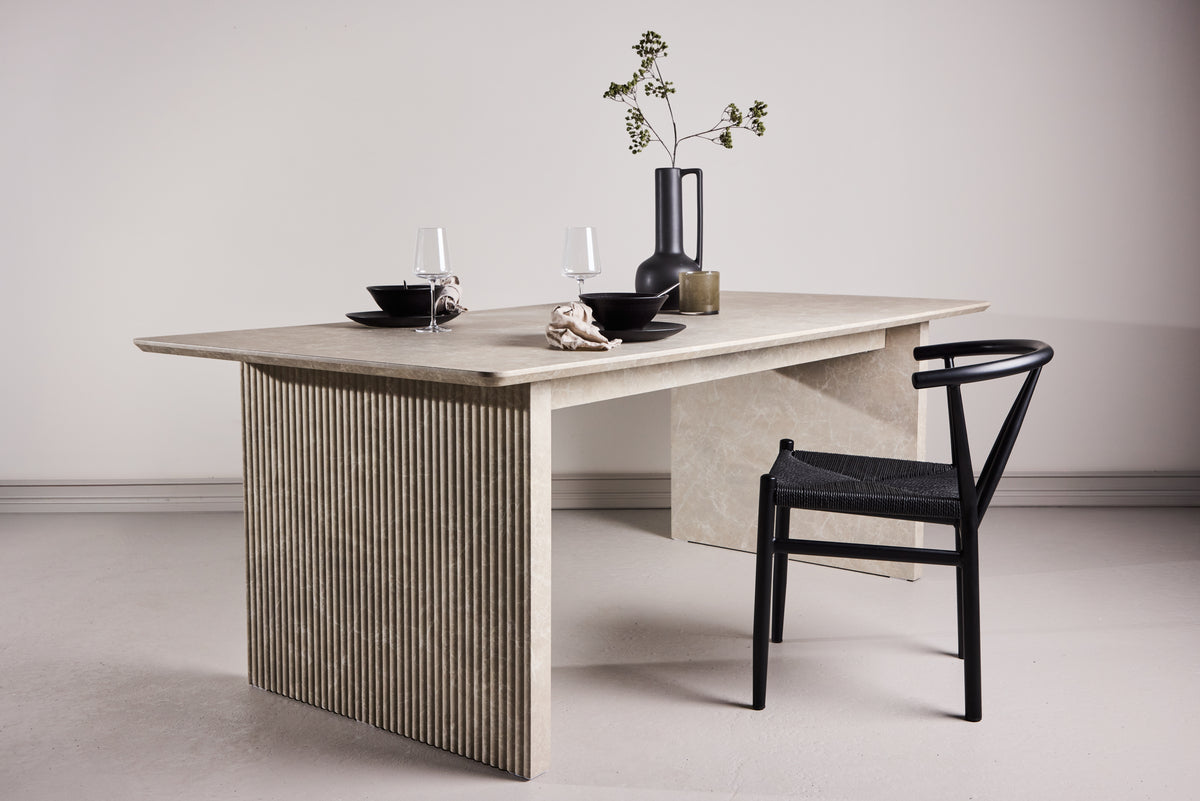 Venture Design Vail Rektangulära Matbord 200 x 100 Beige