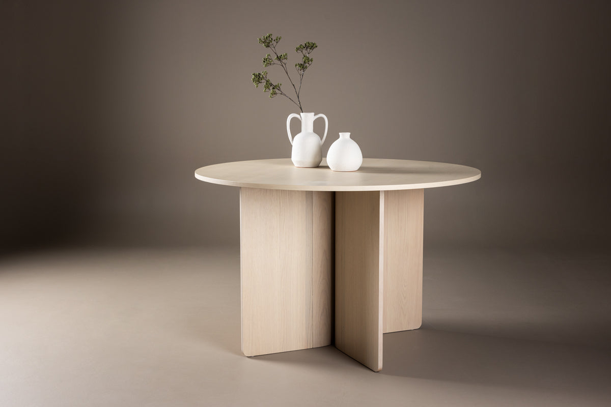 Venture Design Tyresö Runda Matbord ⌀120 Vitputsad
