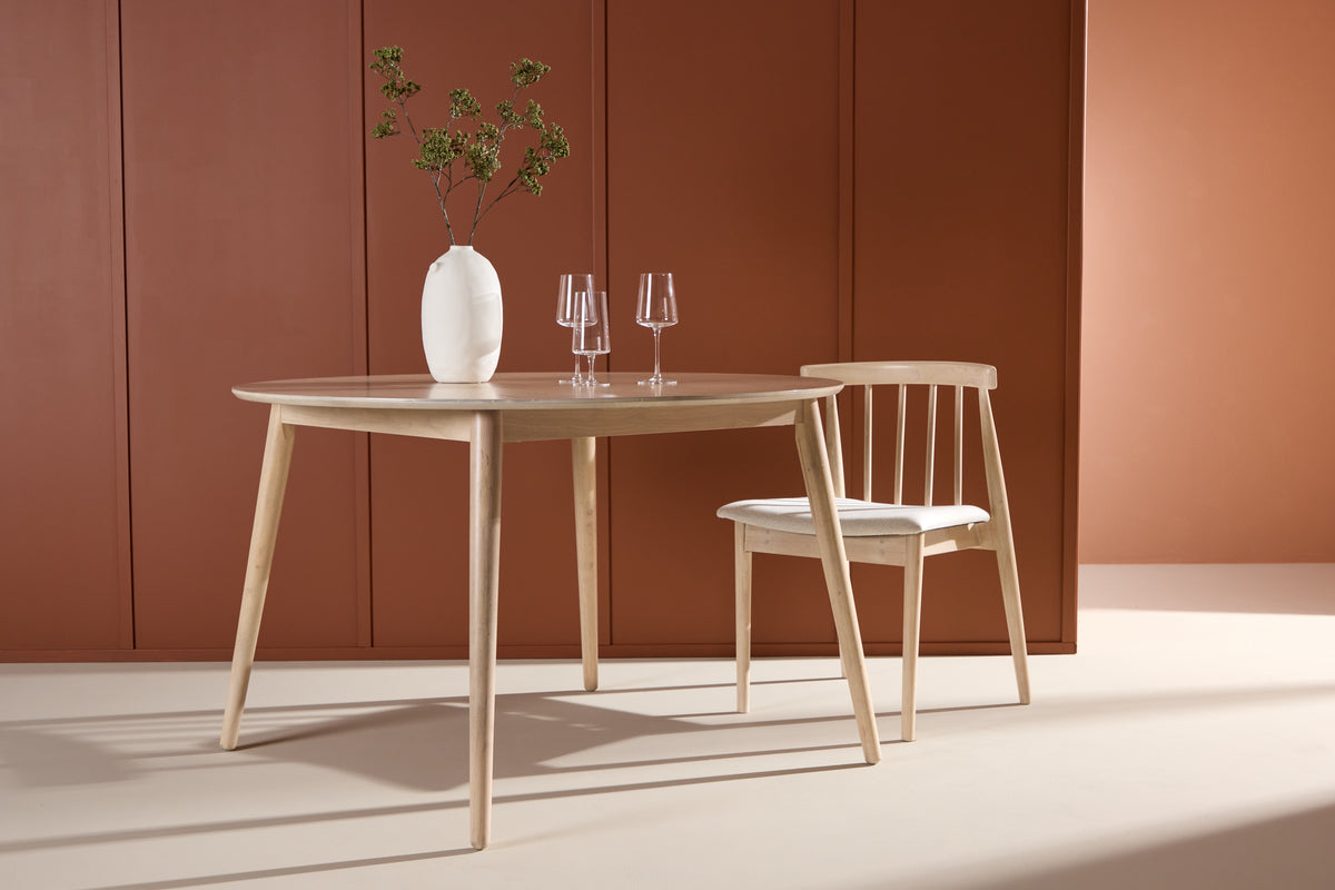 Venture Design Flora Runda Matbord ⌀120 Vitputsad