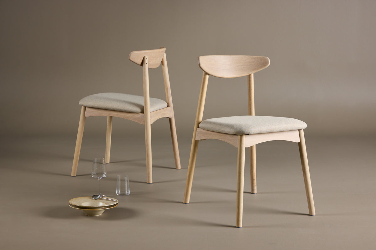 Venture Design Ven Matstolar 2-pack Vitputsad