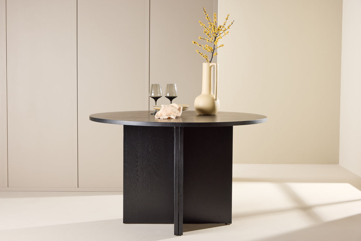 Venture Design Strada Rektangulära Matbord ⌀120 Svart