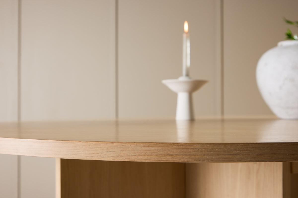 Venture Design Strada Rektangulära Matbord ⌀120 Vitputsad