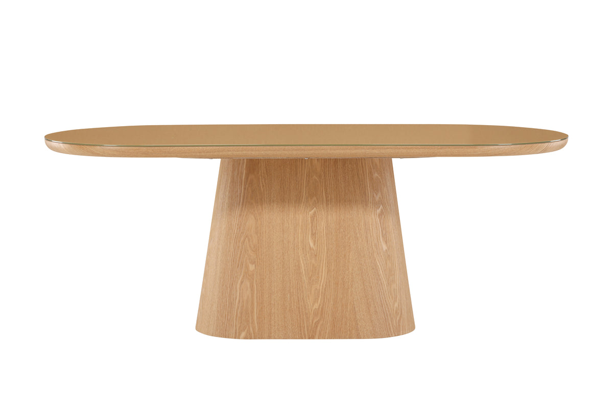 Venture Design Castor Ovala Matbord 200 x 90 Natur