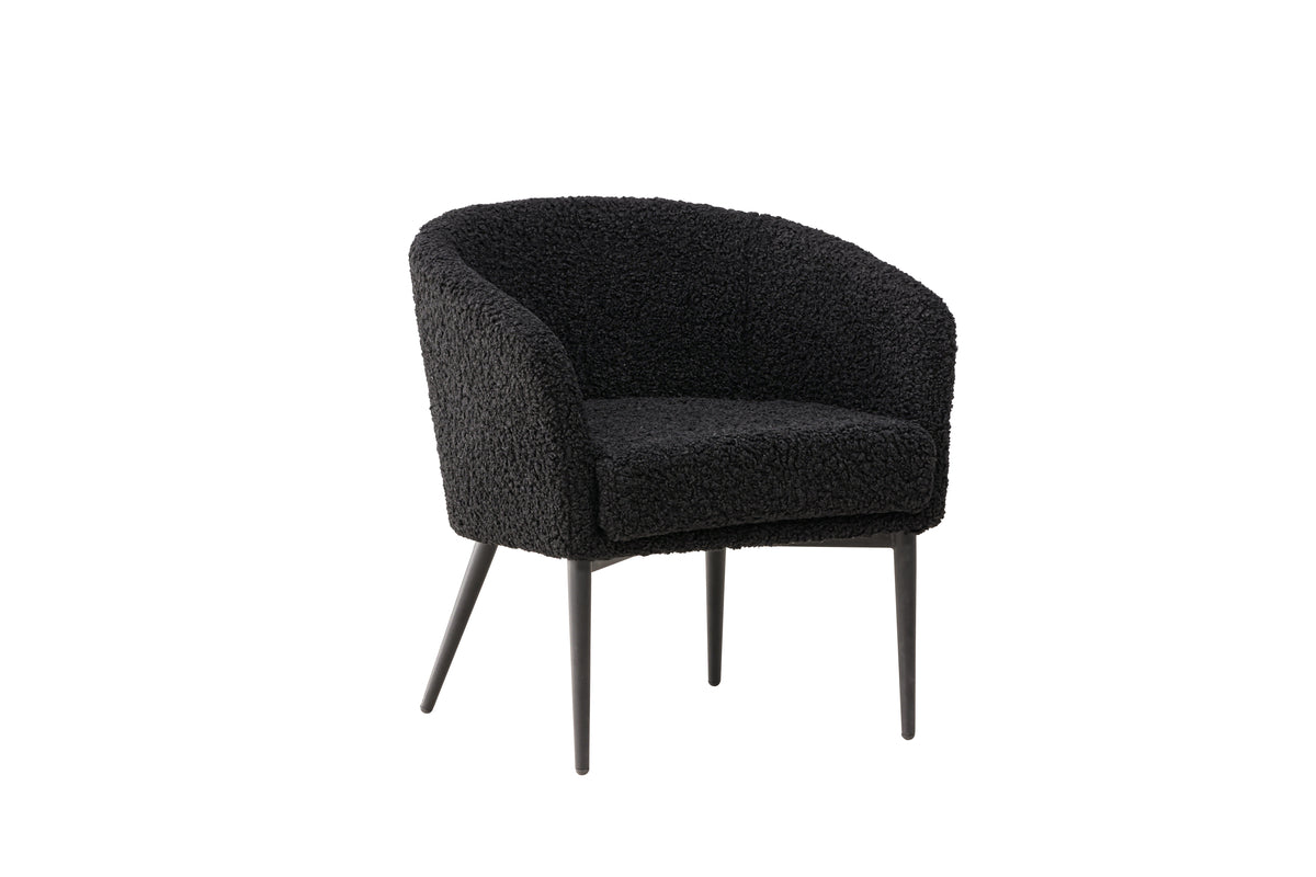 Venture Design Fluffy Fåtöljer Svart
