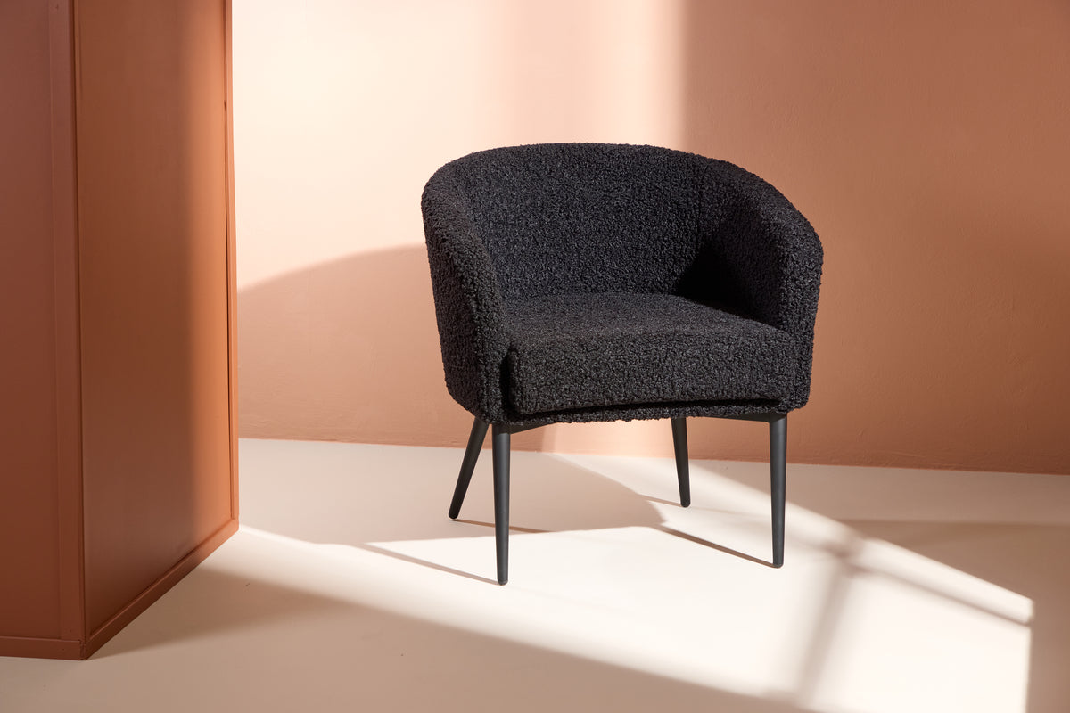 Venture Design Fluffy Fåtöljer Svart