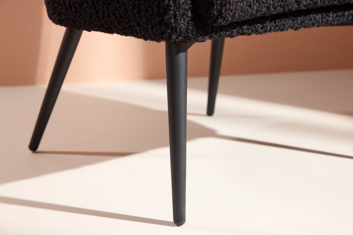 Venture Design Fluffy Fåtöljer Svart