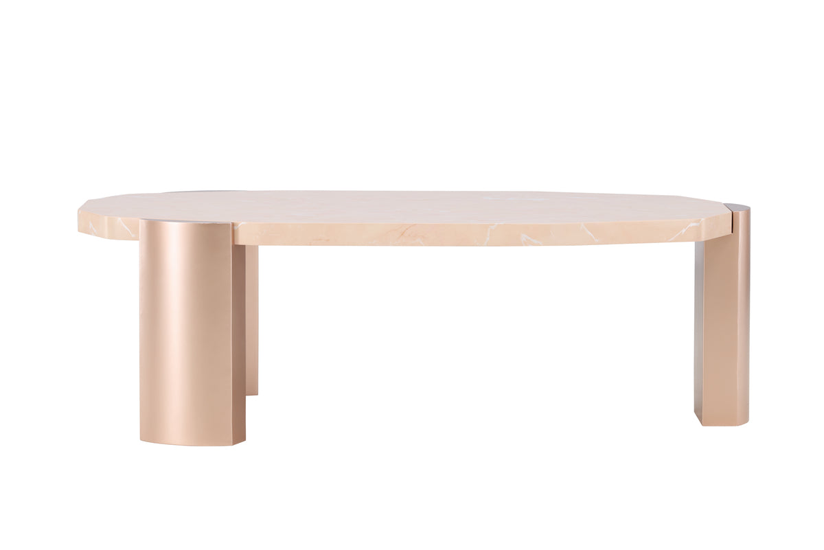 Venture Design Kres Soffbord 125 × 71 Rosa