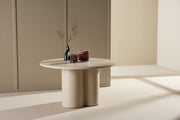 Venture Design Olivia Soffbord ⌀80 Beige