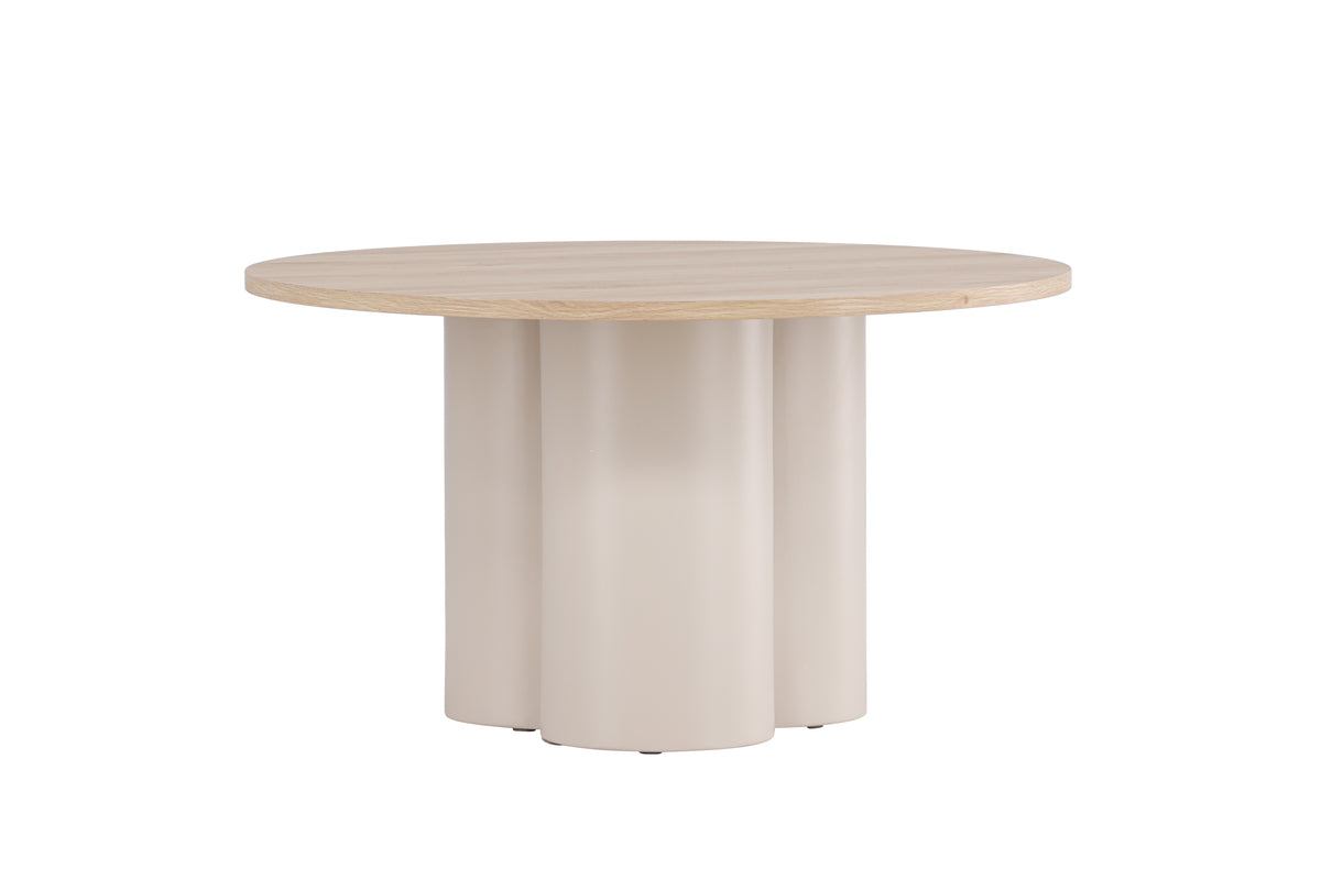 Venture Design Olivia Soffbord ⌀80 Vitputsad