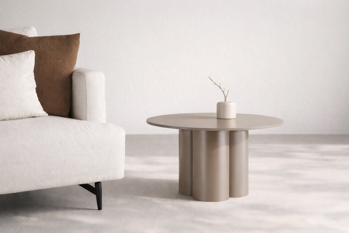 Venture Design Olivia Soffbord Ø80 Brun