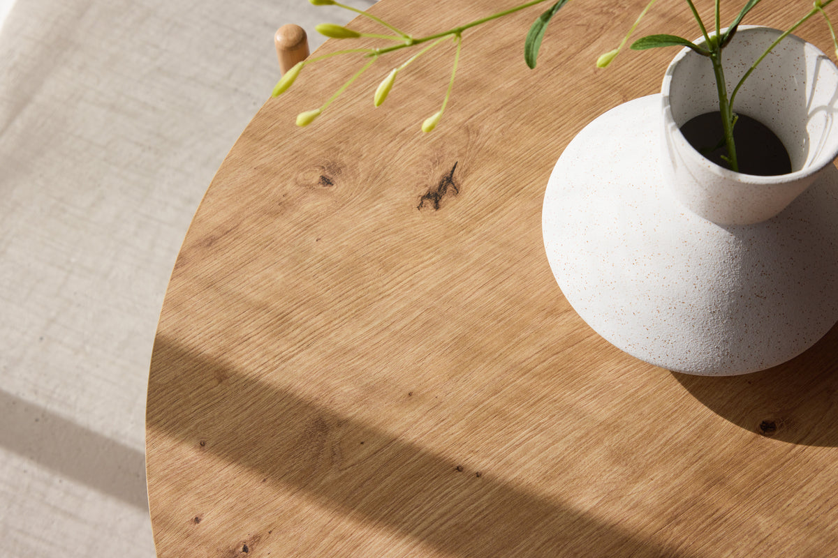 Venture Design Rubbo Soffbord ⌀80 Natur