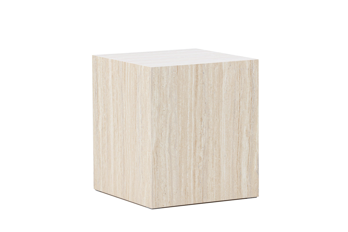 Venture Design York Soffbord 40 x 40 Beige