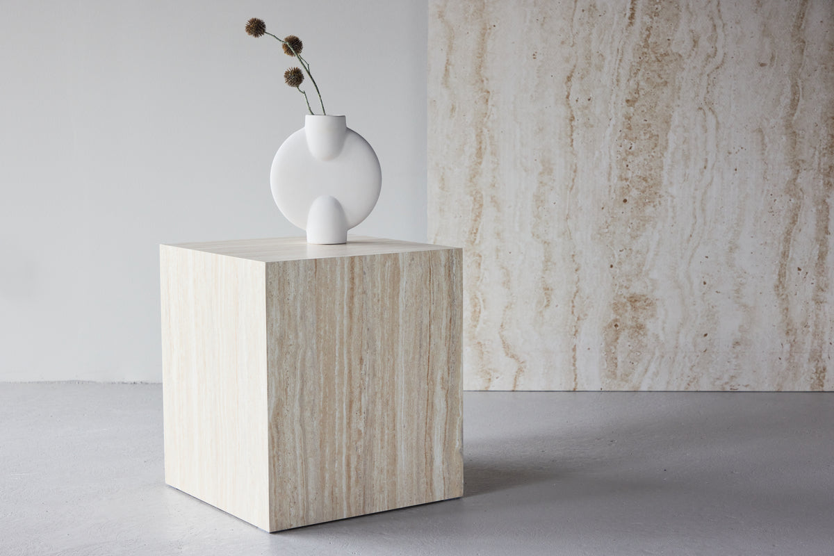 Venture Design York Soffbord 40 x 40 Beige