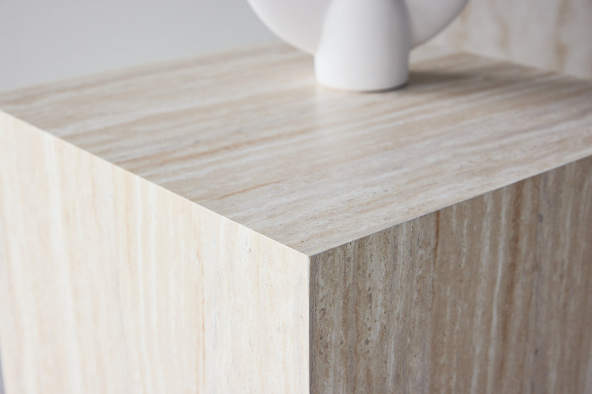 Venture Design York Soffbord 40 x 40 Beige