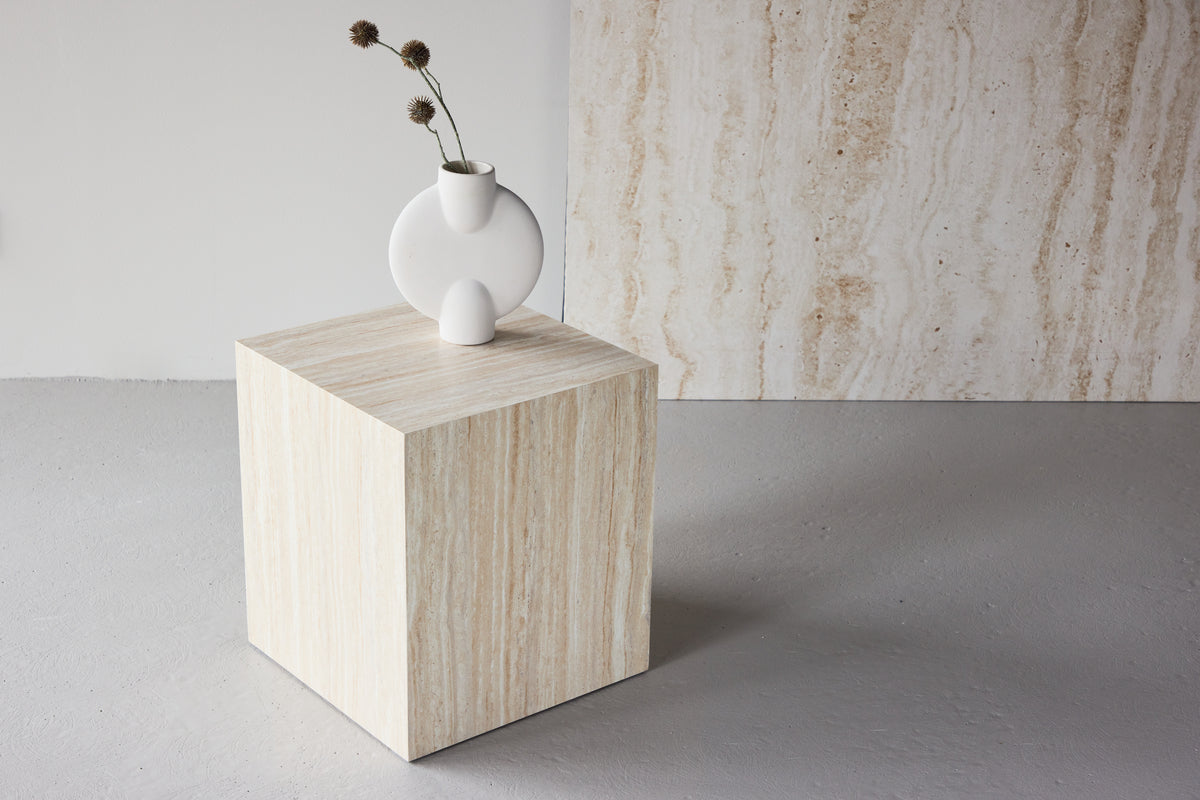 Venture Design York Soffbord 40 x 40 Beige