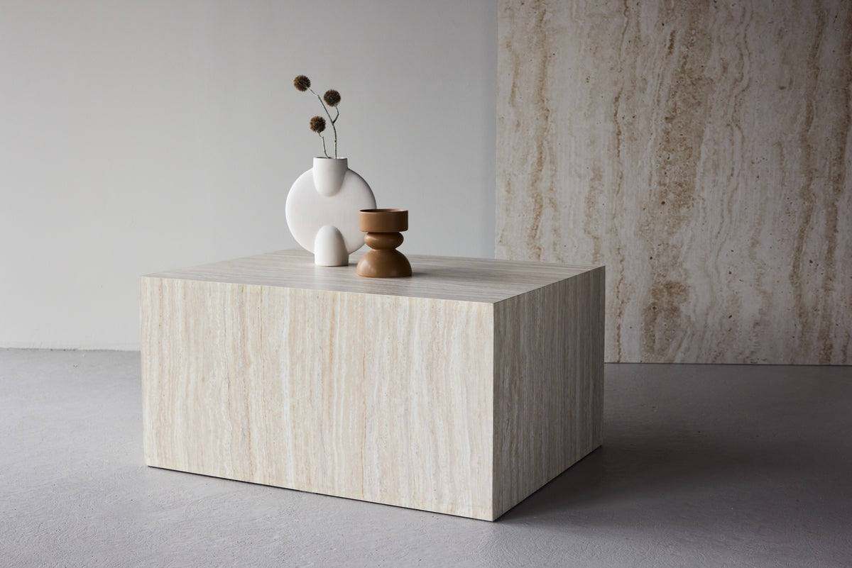Venture Design York Soffbord 80 x 60 Beige