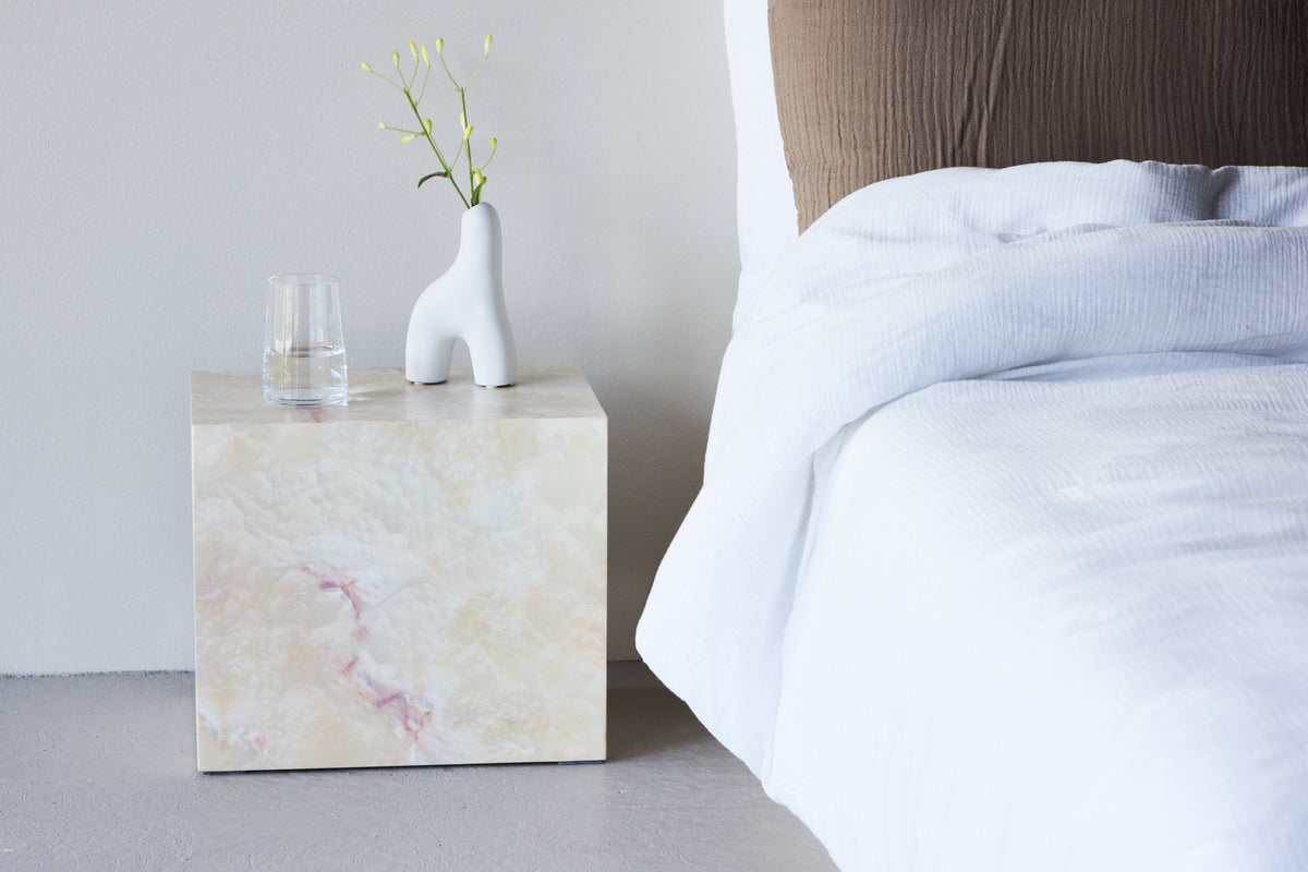Venture Design York Sidobord 35 x 25 Beige