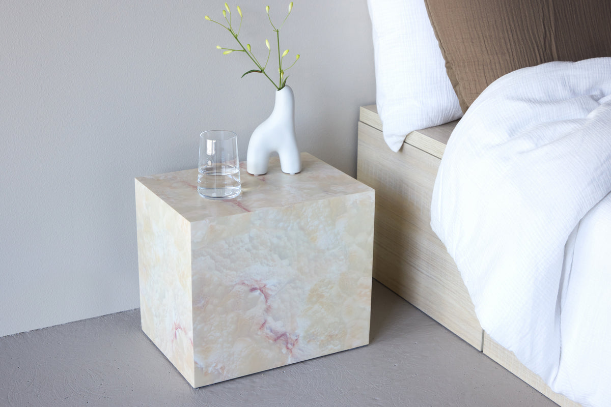 Venture Design York Sidobord 35 x 25 Beige
