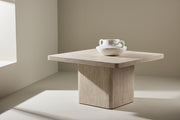 Venture Design Qvart Soffbord 80 x 80 Beige