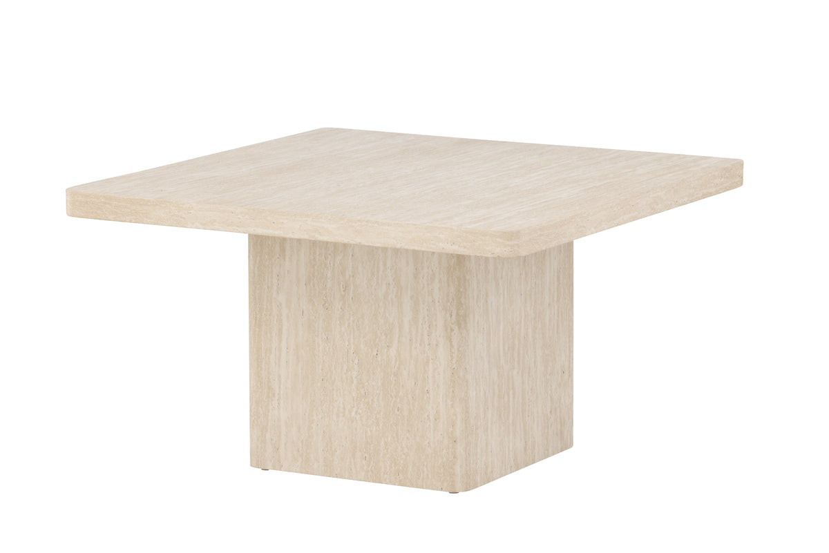 Venture Design Qvart Soffbord 80 x 80 Beige
