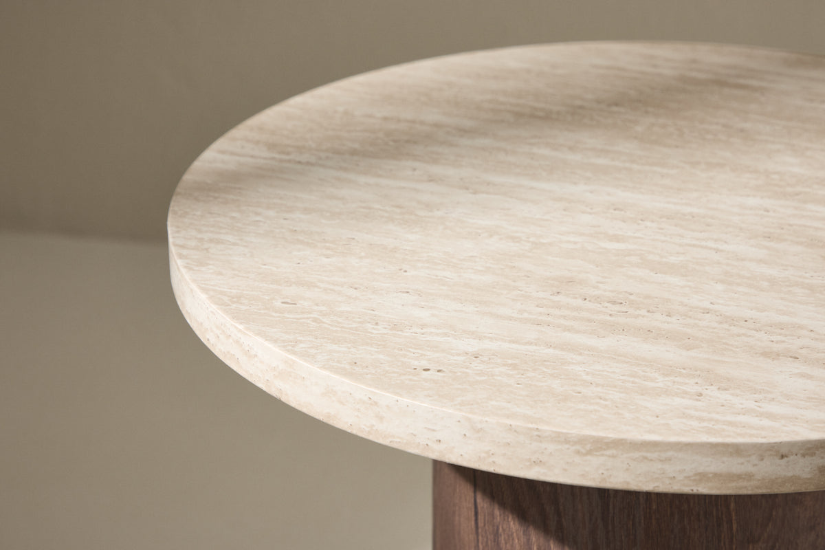 Venture Design Megg Soffbord ⌀50 Beige