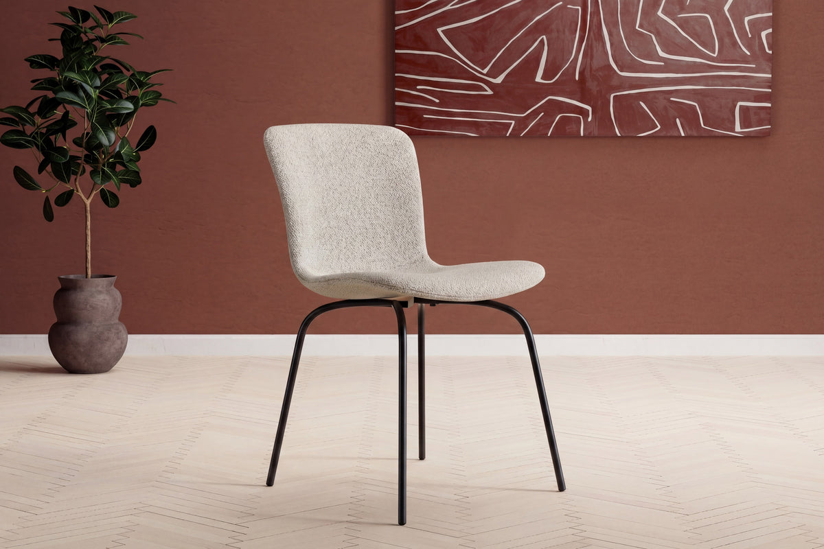 Venture Design Linus Matstolar 2-pack Beige