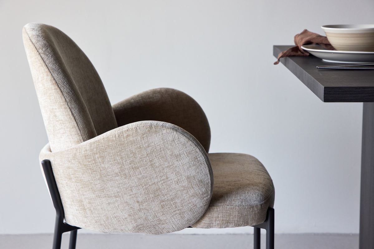 Venture Design Blom Matstolar 2-pack Beige
