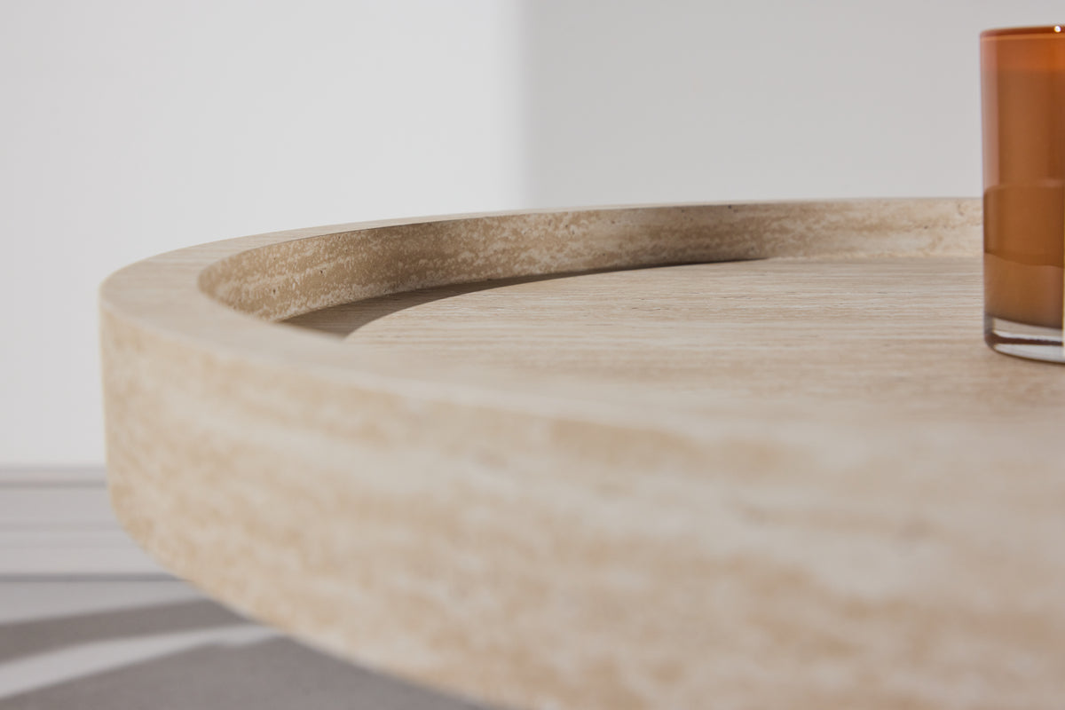 Venture Design Krille Sidobord ⌀60 Beige