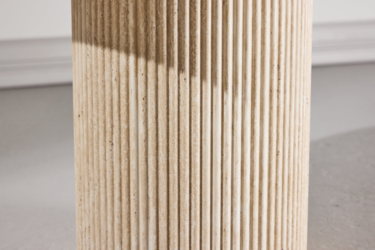 Venture Design Krille Sidobord ⌀60 Beige