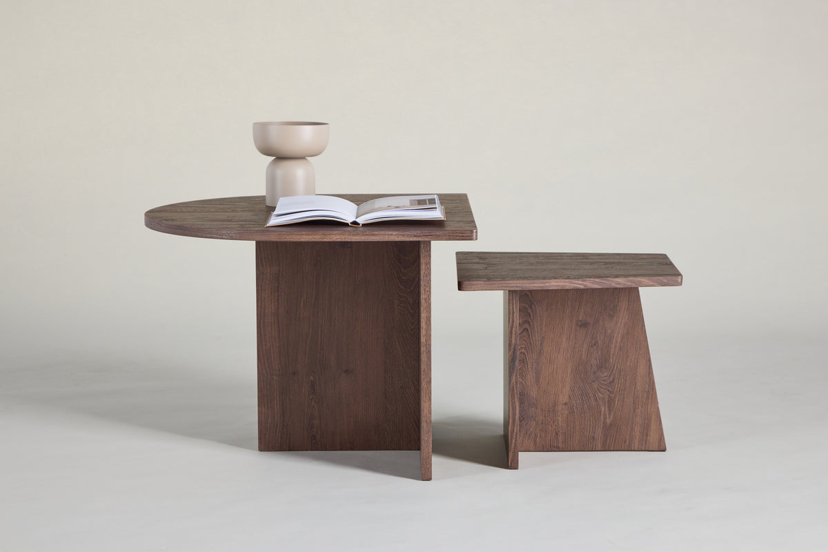 Venture Design Sala Soffbord Bord 1: 60 cm, Bord 2: 40 cm x Bord 1: 60 cm, Bord 2: 40 cm Mocka