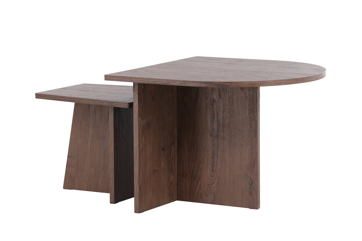 Venture Design Sala Soffbord Bord 1: 60 cm, Bord 2: 40 cm x Bord 1: 60 cm, Bord 2: 40 cm Mocka
