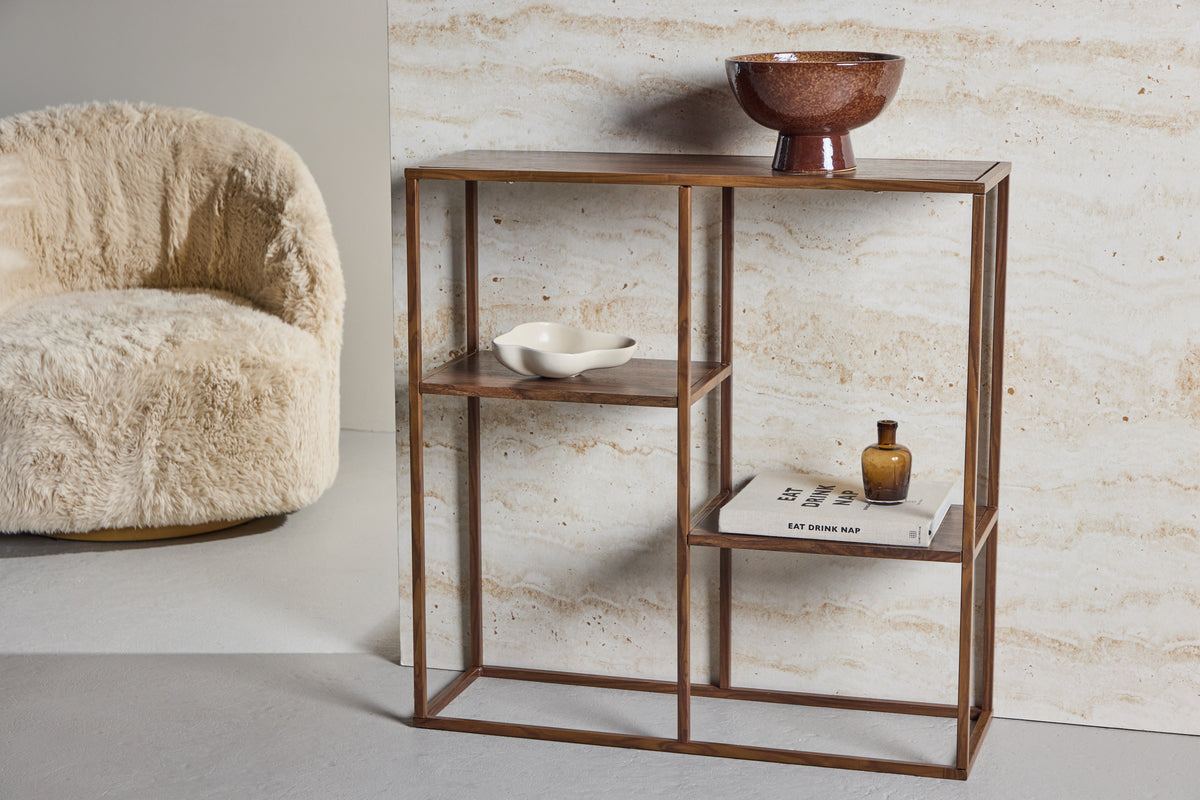 Venture Design Staal Hyllor 26 x 81 x 80 Valnöt