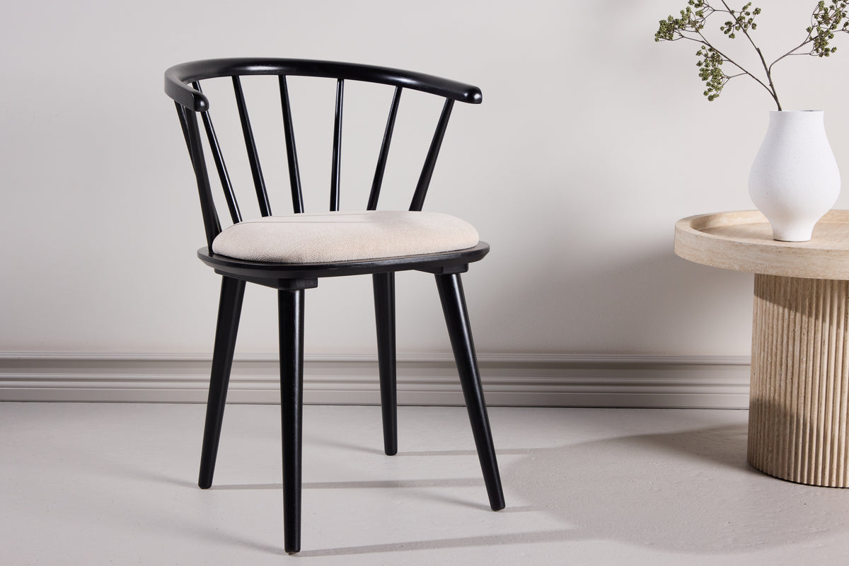 Venture Design Bobby Matstolar 2-pack Svart