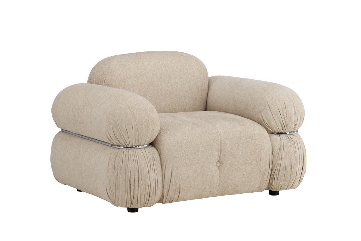 Venture Design Mika Loungefåtöljer Beige