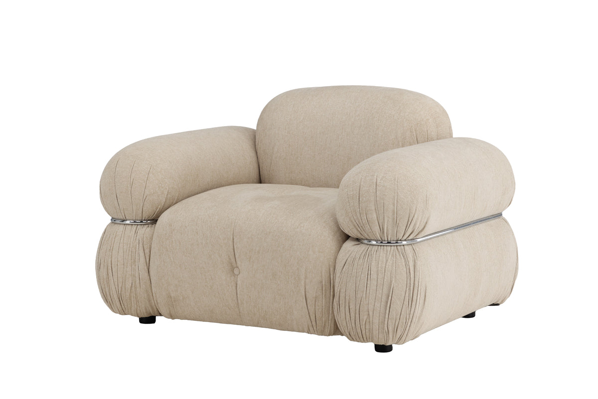 Venture Design Mika Loungefåtöljer Beige