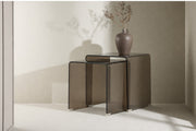 Venture Design Telemark Sidobord Table 1: 42 x 42cm, Table 2: 36 x 36cm Brun